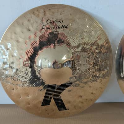 Zildjian 14" K Custom Session Hi-Hat Cymbals (Pair) 2004 - Present - Brilliant image 4