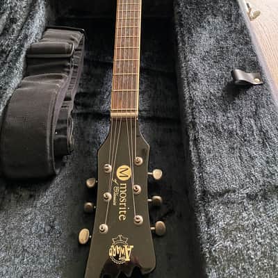 Rare & Collectable Mosrite The Ventures 55th Award Order Made Black Vibramute Tremolo OHSCBlack image 7