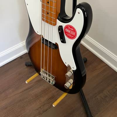 Squier 50s Vibe Precision Sting bass sunburst 2021 electric bass guitar image 14