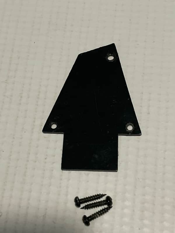 2000's Indonesian Ibanez RG & S Series Electric Guitar Black Truss Rod Cover 1 Ply image 1