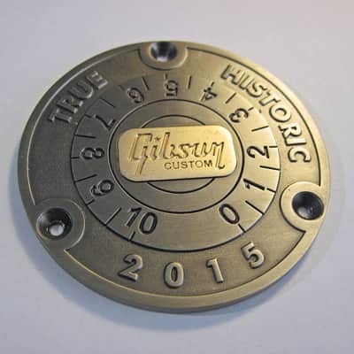 Gibson Custom Shop '59 Les Paul R9 True Historic Toggle Switch Cover Plate Authentic Badge Logoz ~ 2015 image 10