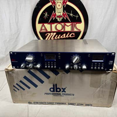 dbx Blue Series 786 Precision 2-Channel Microphone Preamplifier Rack with Box image 1
