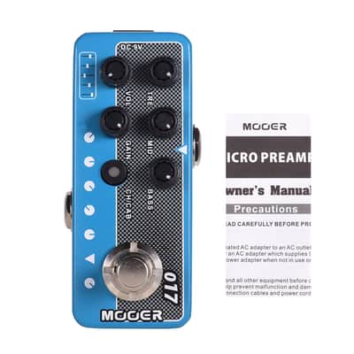 Mooer 017 Digital Preamp Dual Channel Guitar Pedal Free Shipment,price include the import duty for US buyer image 1