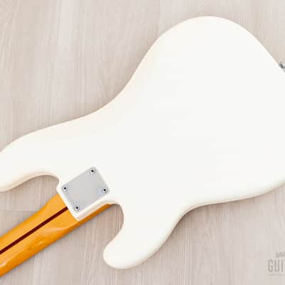 1982 Fender JV Precision Bass ‘57 Vintage Reissue PB57-70 Olympic White Ash Body, Japan MIJ Fujigen image 15
