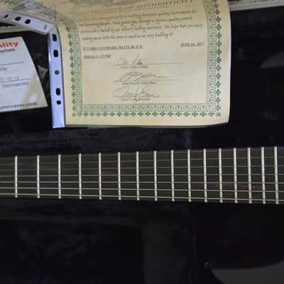 S7G Strictly Seven Guitars S7 Cobra Standard - 2017 - Matte Black image 3