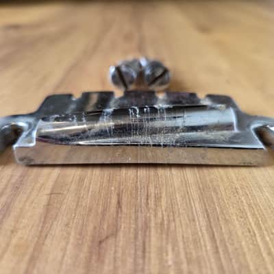 Vintage 1960's Gibson EB Bass Bridge w/ Studs! Rare, Original Parts! image 3