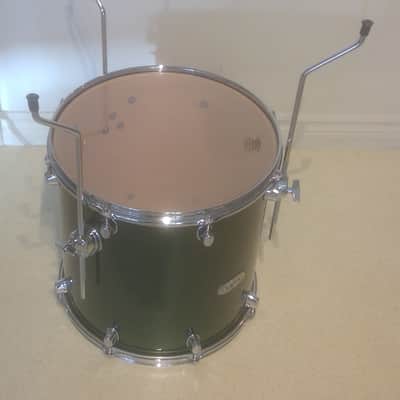 VTG MAPEX 16"x16" Emerald Green Floor Tom Drum - Maple Pro M - Gorgeous Clean image 6