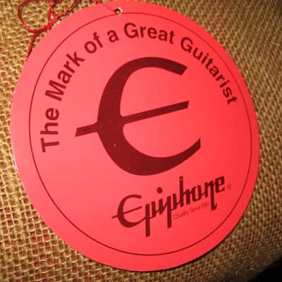 Epiphone Dealer Display Set of 4 Promo Tags and Sign 1990's image 3