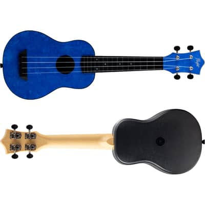 Flight TUS65 Sapphire Soprano Travel Ukulele New - Deep Sapphire Blue image 6