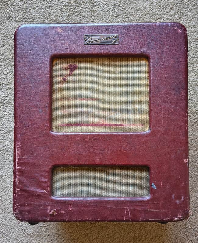 Vintage Late 1940s- Early 50s Webster-Chicago RMA 375 Model 166-1 Tube  Amp image 1