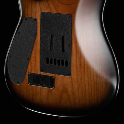 Ernie Ball Music Man Jason Richardson 6-string Cutlass Natural Buckeye Burl Black Burst - S03968-7.10 lbs image 2