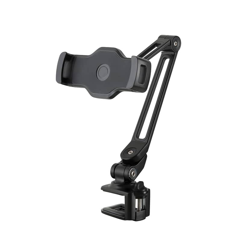 Mint Konig & Meyer 19805-000-55 Clamp-On Smartphone / Tablet Holder, Black image 1