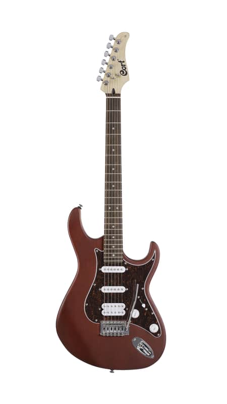 Cort G110OPBC G Series Double Cutaway Electric Guitar - Open Pore Black Cherry image 1