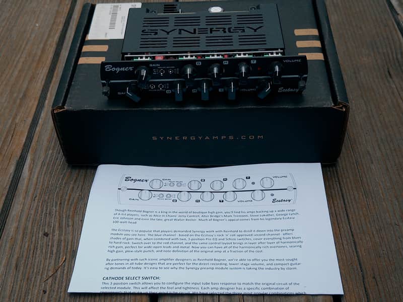 Synergy Bogner Ecstasy Preamp Module 2020 - Black image 1