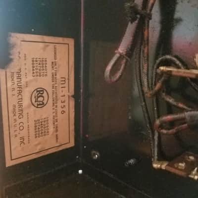 RCA Rare Military Projector Tube Amp MI-1356 Monoblock 6L6 PP for PH-398 PG-200 EQ 1949 - Black Wrinkle Paint image 11
