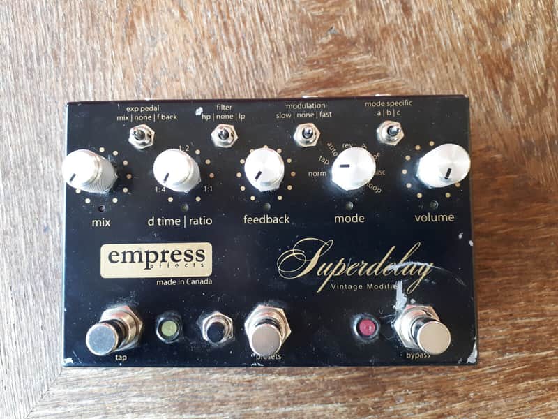 【超希少】Empress Superdelay Vintage Modify Empress Vintage Modified Superdelay Pedal | Reverb