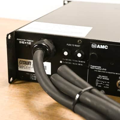 Crown Macro-Tech 36x12 2-Channel Power Amplifier CG015TJ Bild 8