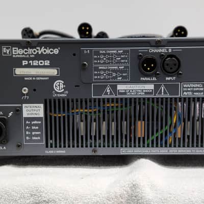 Electro Voice P1202 Power Amplifier + 2 x M115 Module In good condition Made in Germany image 11