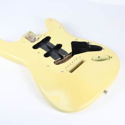 1994 Vintage Fender Stratocaster 1962 BODY ~Olympic WHITE~ Lightweight 4 LBS 62 AVRI American Reissue image 7