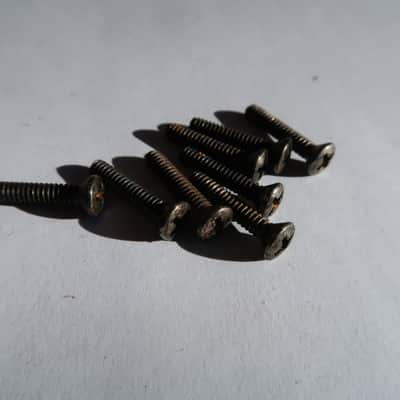 Eight Fender  Stratocaster pickup & Switch Screws relic aged  50's  '60's 71 RI Strat 62 58 image 2
