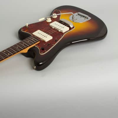 Fender Jazzmaster Solid Body Electric Guitar (1960), ser. #41163, original brown tolex hard shell case. image 7