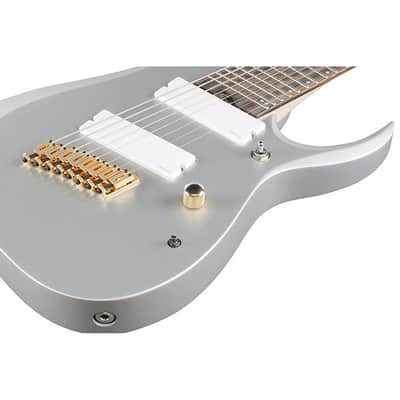 Ibanez Axe Design Lab RGDMS8 Multi-scale 8-string Guitar w/ Fishman Fluence Pickups - Classic Silver Matte image 6