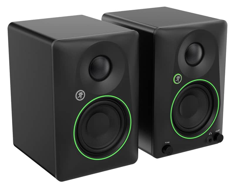 Pair Mackie CR3.5 3.5" Powered Studio Monitors Speakers w/ Tone Control image 1