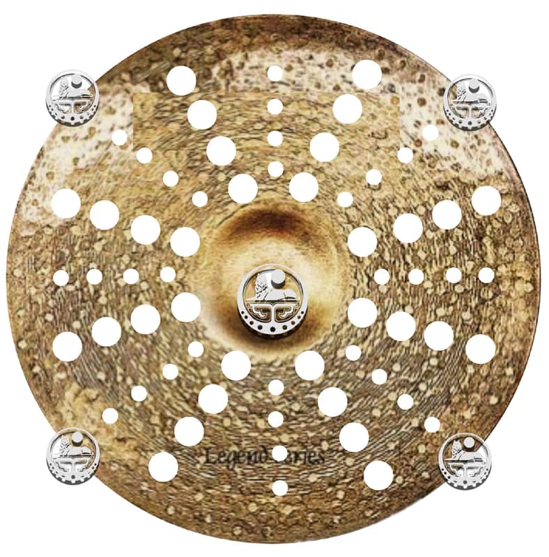 Masterwork Cymbals 18" Legend Fx Multi Hole Crash image 1