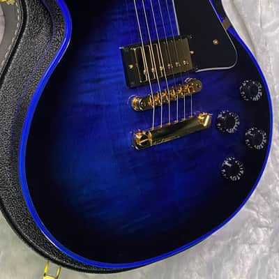 NEW! Gibson Dealer Select Custom Shop Les Paul Custom Blue Widow AAA Figured Flame Top - Authorized Dealer - 10.2lbs - G07460 image 7