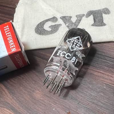 Telefunken  12at7 tube NOS - ecc81 Made un Germany Brand new !  12at7 image 2