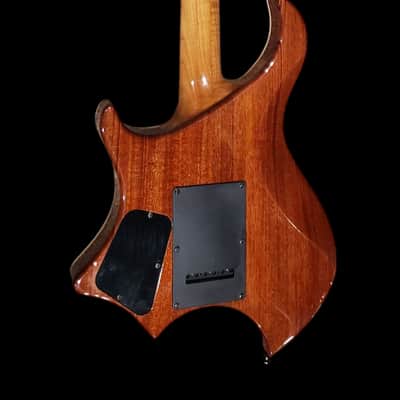 Urban Custom Guitars Modern Electric Guitar - Flamed Blue image 4