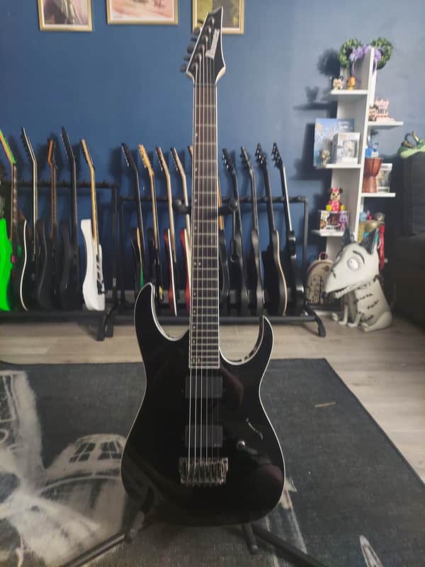 Ibanez RGIB21-BK Iron Label Baritone - Black image 1