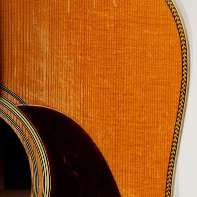 Martin D-28 1937 Vintage Acoustic Guitar – Natural Finish, Pre-War Model image 8