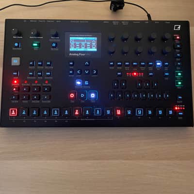 Elektron Analog Four MKII 4-Voice Tabletop Analog Synthesizer 2020 - Present - Black
