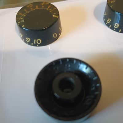 Vintage Gibson Speed Knobs 1970s - Black image 4