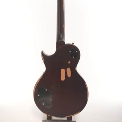 Vintage V100MR-TSB Icon Series Single Cut 2010s - Distressed Tobacco Sunburst image 12