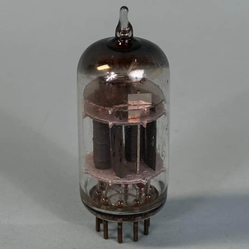 1962 Sylvania 6189 12AU7WA ECC82 Vintage D Getter Preamp Tube! T384 image 1