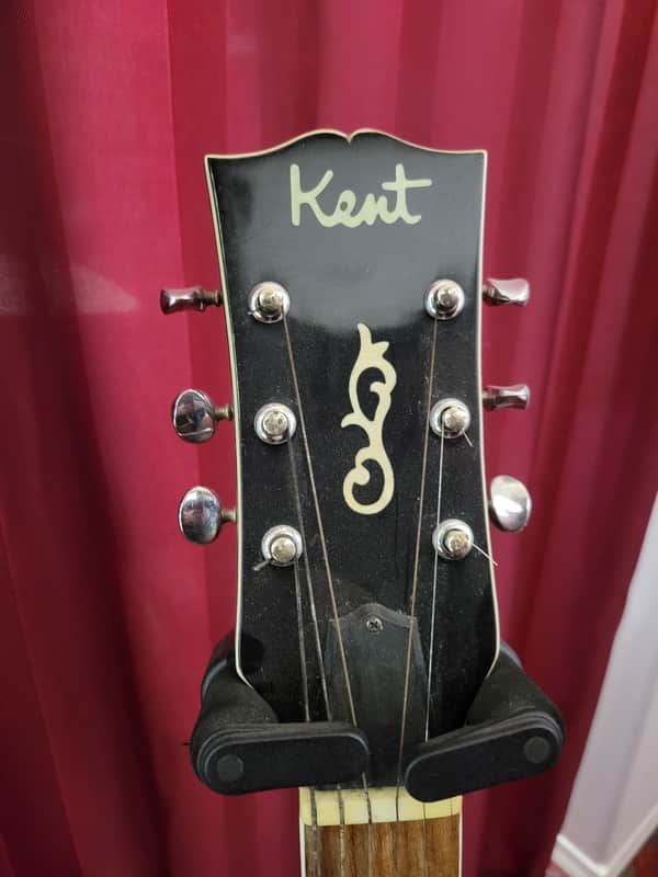 Kent Acoustic Guitar 1970's - Sunburst | Reverb