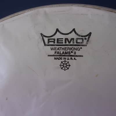 Remo Falams II Weaterking Snare Side Drum Head 14" white w/ 1/4" tear outer skin Drum Line / Corps image 2