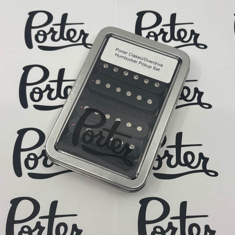 Porter Standard Classic/Overdrive Humbucker Pickup Set - Black image 1