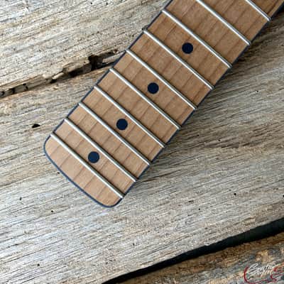 Guitar Mill S-Style Replacement Neck / 1 pc. Roasted Maple / Black Binding (#GIN-2520) image 13