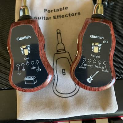 GitaFish Wireless Guitar System GitaFish 2020 Brown Black image 2
