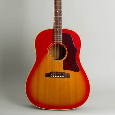 Gibson  J-45 ADJ. Flat Top Acoustic Guitar,  c. 1967, ser. #800003, black hard shell case. image 1