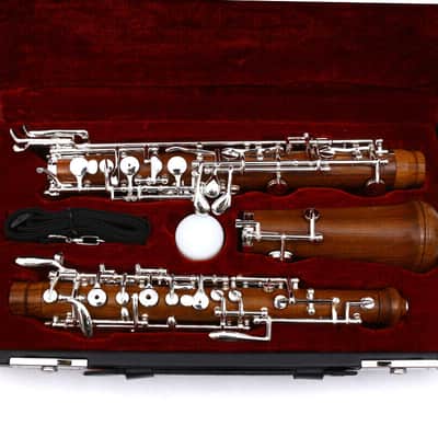 Professional oboe Nice Sound C key Rosewood Body 3rd Octave left F Key image 2