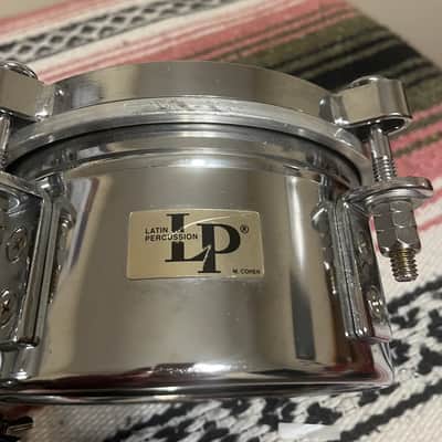 Latin Percussion LP845-K Mini 6/8" Timbale Set with Mount 2010s - Chrome over Steel image 6