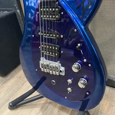Tokai Talbo Blazing Fire Wilkinson Aluminum 2000s - Platinum Blue image 5