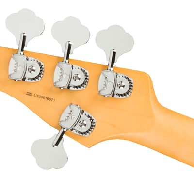 FENDER - American Professional II Precision Bass V  Maple Fingerboard  Miami Blue - 0193962719 image 6