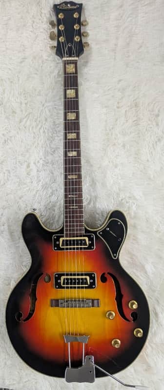 Vintage Aria Diamond 335 Style Electric Guitar Sunburst Japan w/ Tremolo