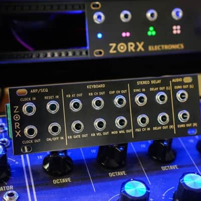 Zorx 1U Through for Easy Access to CV ins for Moog Matriarch, Pedals