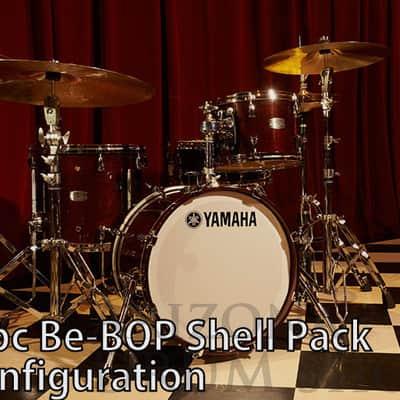 Yamaha Absolute Hybrid Maple 3pc. Jazz Bop Shell Pack - Jade Green Sparkle 12/14/18 image 2